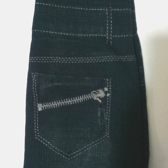 Moda Age Stretch Shorts Faux Denim - Picture 4 of 6